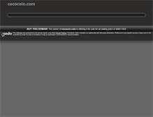 Tablet Screenshot of cococoin.com